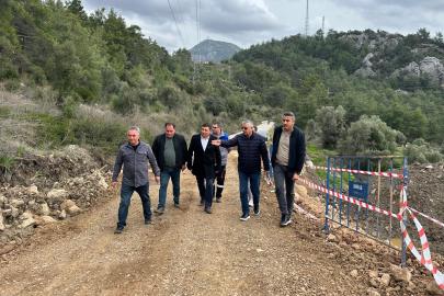 Başkan Topaloğlu Çıralı’da çalışmaları yerinde inceledi
