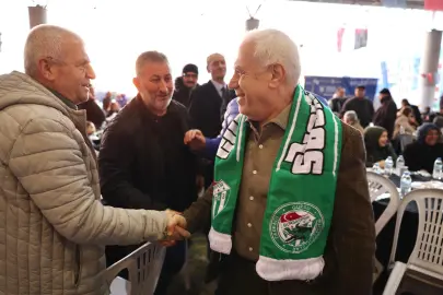 Bursa 'bereket sofrası'nı Gürsu'da kurdu