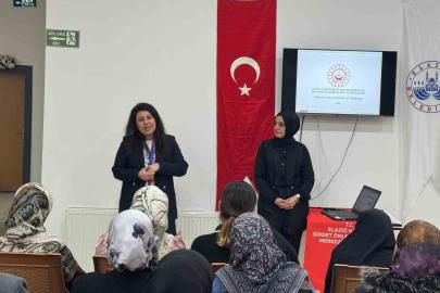 Elazığ’da kadına yönelik şiddetle mücadele eğitimi