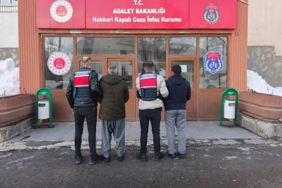 Hakkâri’de aranan şahıslara yönelik operasyonlarda çok sayıda hükümlü yakalandı