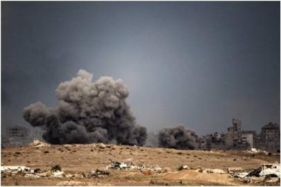 İşgal rejimi ateşkese rağmen Gazze’yi bombalamaya devam ediyor