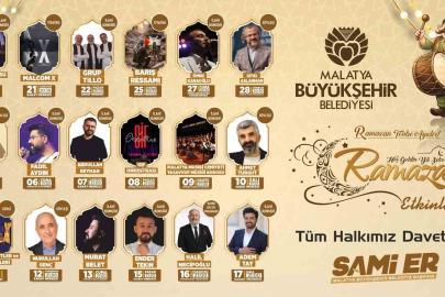 Malatya Büyükşehir Belediyesi Ramazan maneviyatını şehre taşıyor