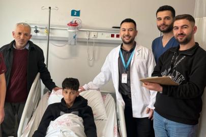 Mardin’de 12 yaşındaki çocuğa kapalı böbrek ameliyatı yapıldı