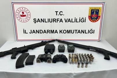 Şanlıurfa’da ruhsatsız silah operasyonunda 7 şüpheli yakalandı