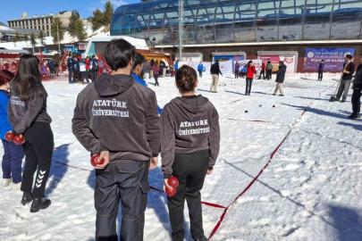 Ünilig kış oyunlarında Atatürk Üniversitesi rüzgârı