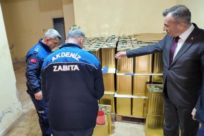 Akdeniz’de 4,5 ton sahte zeytinyağı ele geçirildi