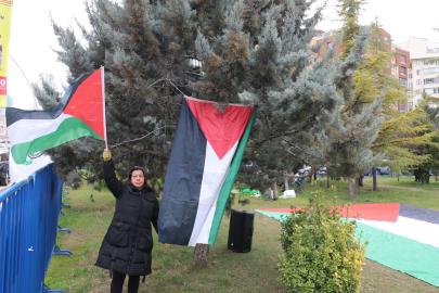Ankara’da ABD Büyükelçiliği önünde 'Gazze Nöbeti' devam ediyor