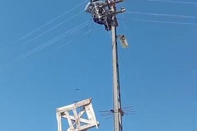 Aras Elektrik’ten doğa dostu adım: Fırtınada zarar gören leylek yuvaları yeniden yerine yerleştirildi