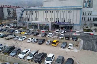 Battalgazi Devlet Hastanesi otoparkı yenilendi