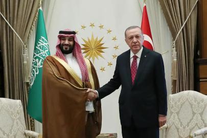Cumhurbaşkanı Erdoğan, Suudi Veliaht Prensi Selman ile görüştü