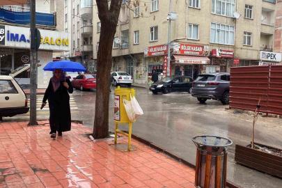 Elazığ’da yağış etkili oldu