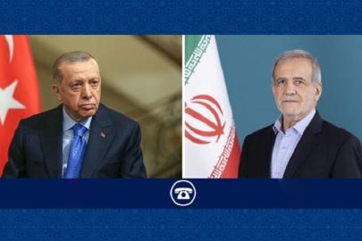 Erdoğan ile Pezeşkiyan arasında telefon görüşmesi