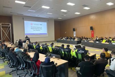 Erzincan’da acil durumlara yönelik eğitim düzenlendi