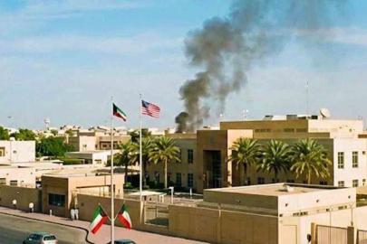 Irak'ta Erbil havalimanı, Kuveyt'te ABD elçiliği hedef alındı