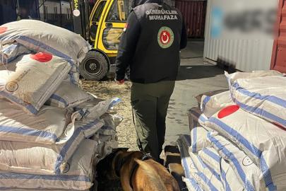 Kapıkule’de 1 ton 413 kilo esrar ele geçirildi