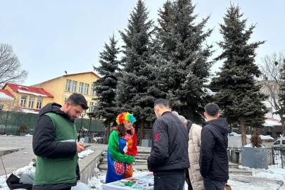 Kars’ta bağımlılıkla mücadele standı açıldı