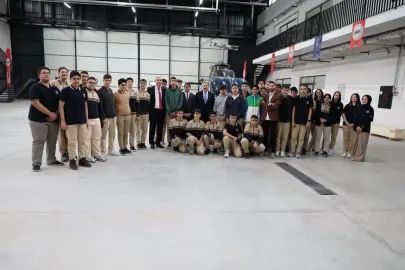 Kayseri Melikgazi'de hava lisesi öğrencilerine tam destek