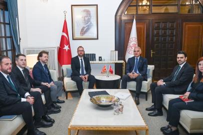 Kültür ve Turizm Bakanı Ersoy, Kuzey Makedonyalı mevkidaşıyla bir araya geldi