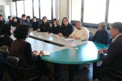 Lise öğrencileri çevre çalışmalarını yerinde öğrendi