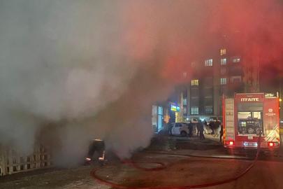 Malatya’da konteyner yangını