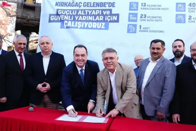Manisa Gelenbe’de 4 milyon Euro'luk altyapı yatırımına start