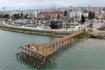 Ordu’da Ayışığı İskelesi yeniden hayat buluyor