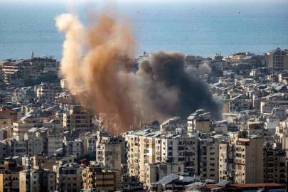 Siyonist rejim Beyrut'a saldırdı, Hizbullah'tan misilleme geldi