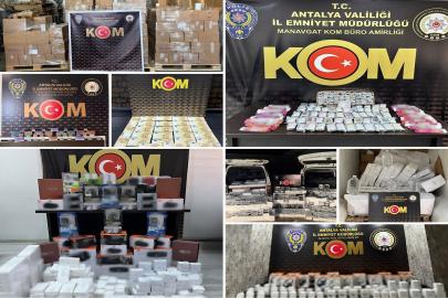 Antalya’da geniş çaplı kaçakçılık ve organize suç operasyonu: Çok sayıda gözaltı ve tutuklama