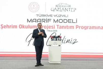 Bakan Tekin Gaziantep’te "Şehrim Okulum" projesini tanıttı