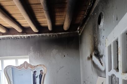 Başkale’de ev yangını maddi hasara yol açtı