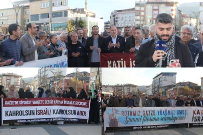 Bingöl'den işgal rejimine tepki: Küresel vicdan hareketine engel olamayacaksınız