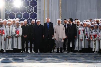 Cumhurbaşkanı Erdoğan, hafızlık icazet törenine katıldı