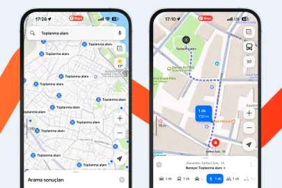 Deprem toplanma alanları Yandex'e eklendi