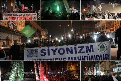 Gaziantep'te binler siyonist işgalcilerin idam kararına karşı yürüdü