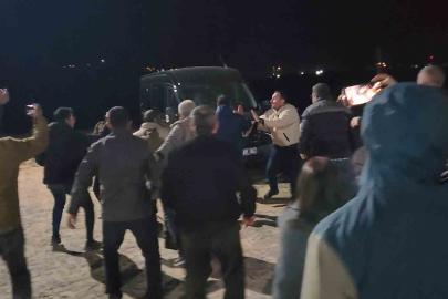 Gülistan Doku soruşturmasında Tunceli Adliyesi önünde arbede