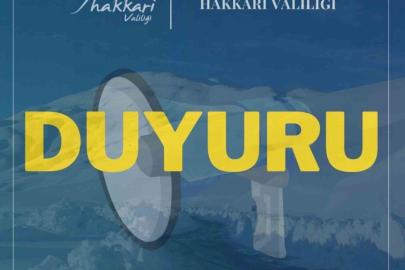 Hakkari-Van kara yolu gece kapalı olacak