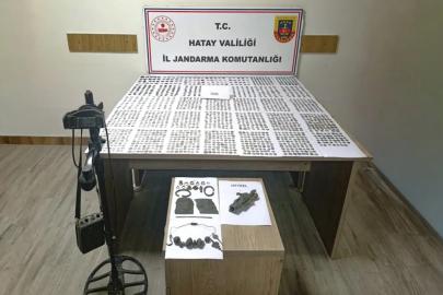 Hatay'da tarihi eser operasyonu: 3 gözaltı