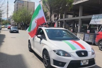 Iğdır’da 500 araçlık konvoyla "Zalimin Karşısındayız" mesajı