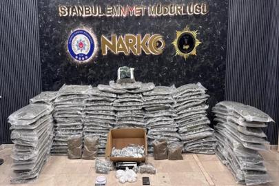 İstanbul’da uyuşturucu operasyonu: 176 kilogram madde ele geçirildi
