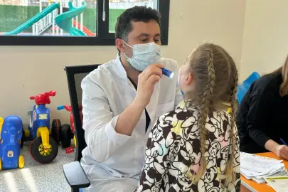 İstanbul'da 'Yuvamız Bakırköy'de miniklere sağlık taraması