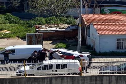 İzmir'de otomobil takla attı: Bir yaralı