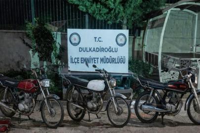 Kahramanmaraş’ta motosiklet hırsızlığı operasyonu: 3 olay aydınlatıldı