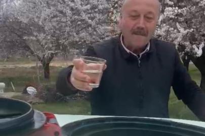 Kayısı bahçelerinde "zemzemli" ilaçlama