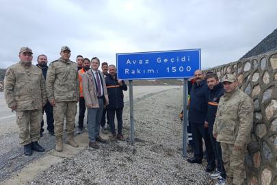 Kemaliye’de "Çimento Geçidi"nin adı "Avaz Geçidi" olarak değiştirildi