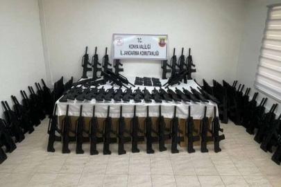 Konya'da silah ve mühimmat operasyonu: 3 tutuklama