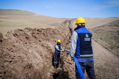 Malatya'da eski su hatları yenilendi