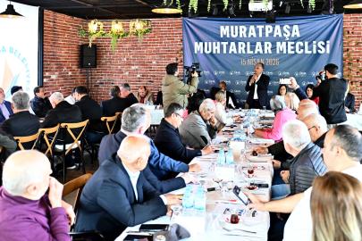Muratpaşa Muhtarlar Meclisi toplandı
