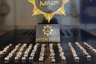 Muş'ta 804 gram Afyon sakızı ele geçirildi: 1 tutuklama