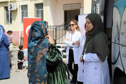 Şanlıurfa'da Roman vatandaşlara sağlık desteği
