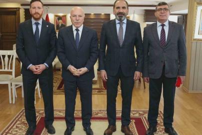 TFF Başkan Vekili Otyakmaz’dan Başkan Mehmet Sekmen’e ziyaret